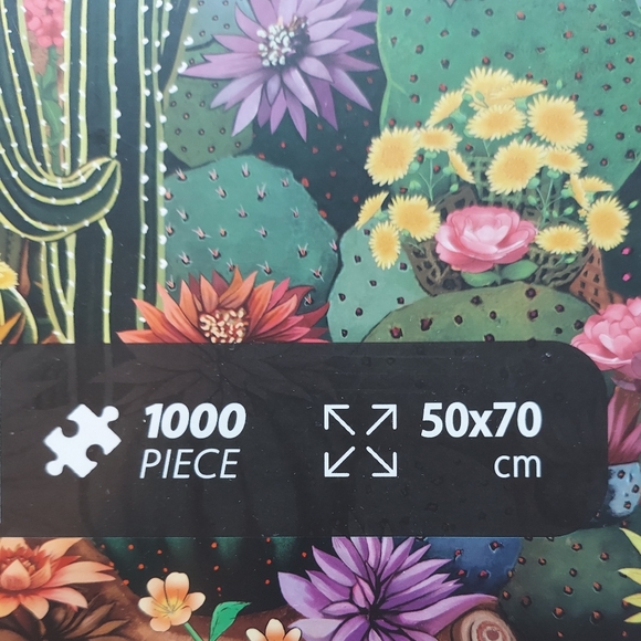 1000 piece Cactus Garden puzzle - Picture 4 of 7